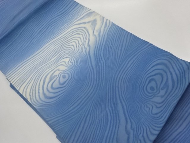 JAPANESE NAGOYA OBI / SHIOZE / ABSTRACT GRAIN OF WOOD